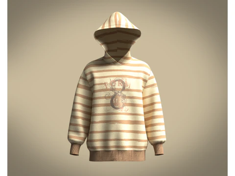 हुडी - फॉर्म 8 3D मॉडल