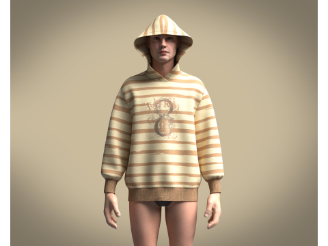 Hoodie - Form 8 Modèle 3D