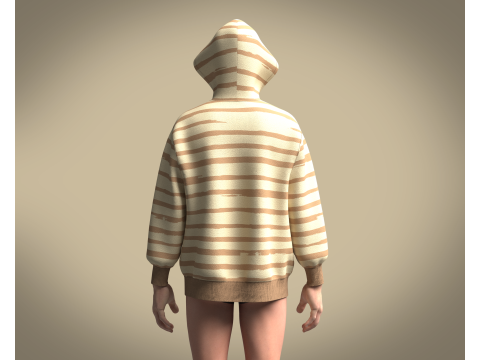 Hoodie - Form 8 Modèle 3D