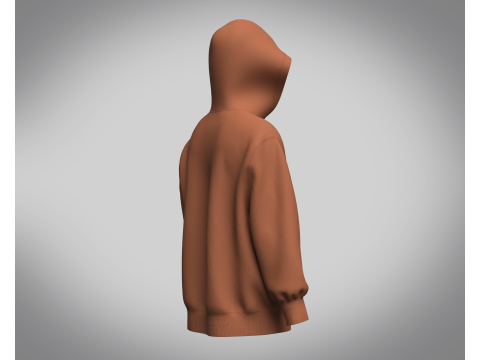 Hoodie - Brown 3D Модель