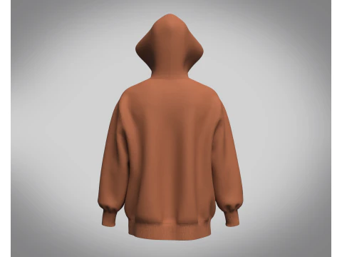 Hoodie - Brown 3D Model