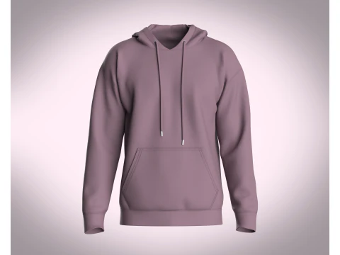 후디 - 유니섹스 스타일 3D 모델