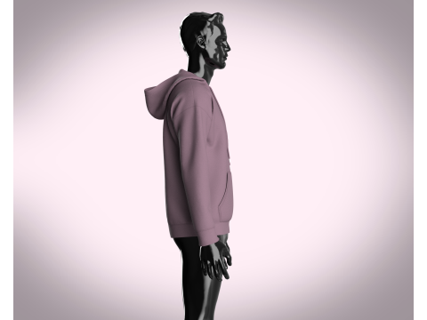 Hoodie - Unisex Style Modello 3D