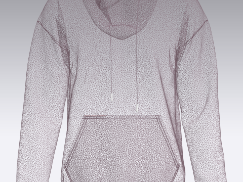 Hoodie - Unisex Style Modello 3D