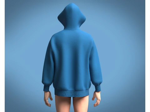 Hoodie - STOP 3D Model