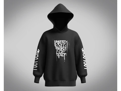 Sweat &agrave; capuche - SHOUTOUT Modèle 3D