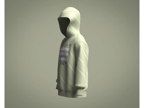 Hoodie - Protest 3D Model
