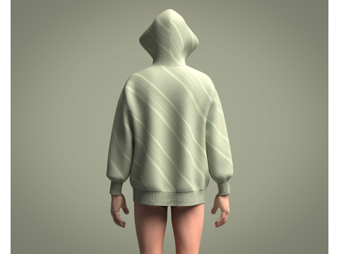 Hoodie - Protest Model 3D
