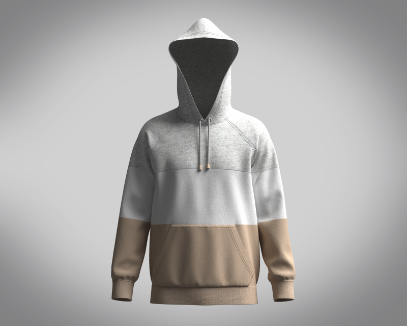 Hoodie - Melange 3Dモデル .c4d .max .obj .3ds .fbx .stl .blend 