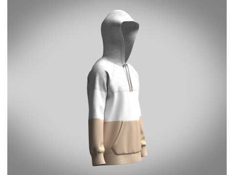 Hoodie - Melange 3Dモデル