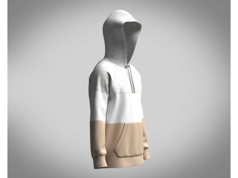Hoodie - Melange 3D Model