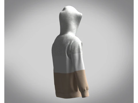 Hoodie - Melange 3D Model