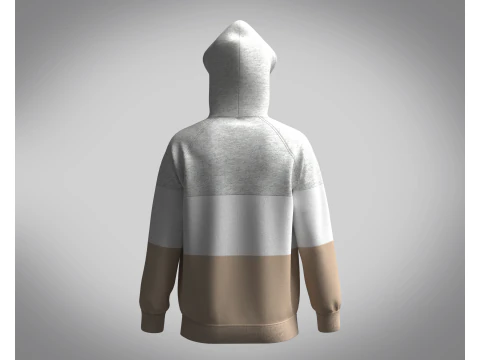 Hoodie - Melange 3D Model
