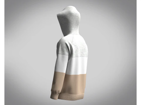 Hoodie - Melange 3D Model