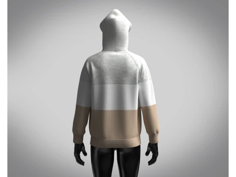 Hoodie - Melange 3D Model