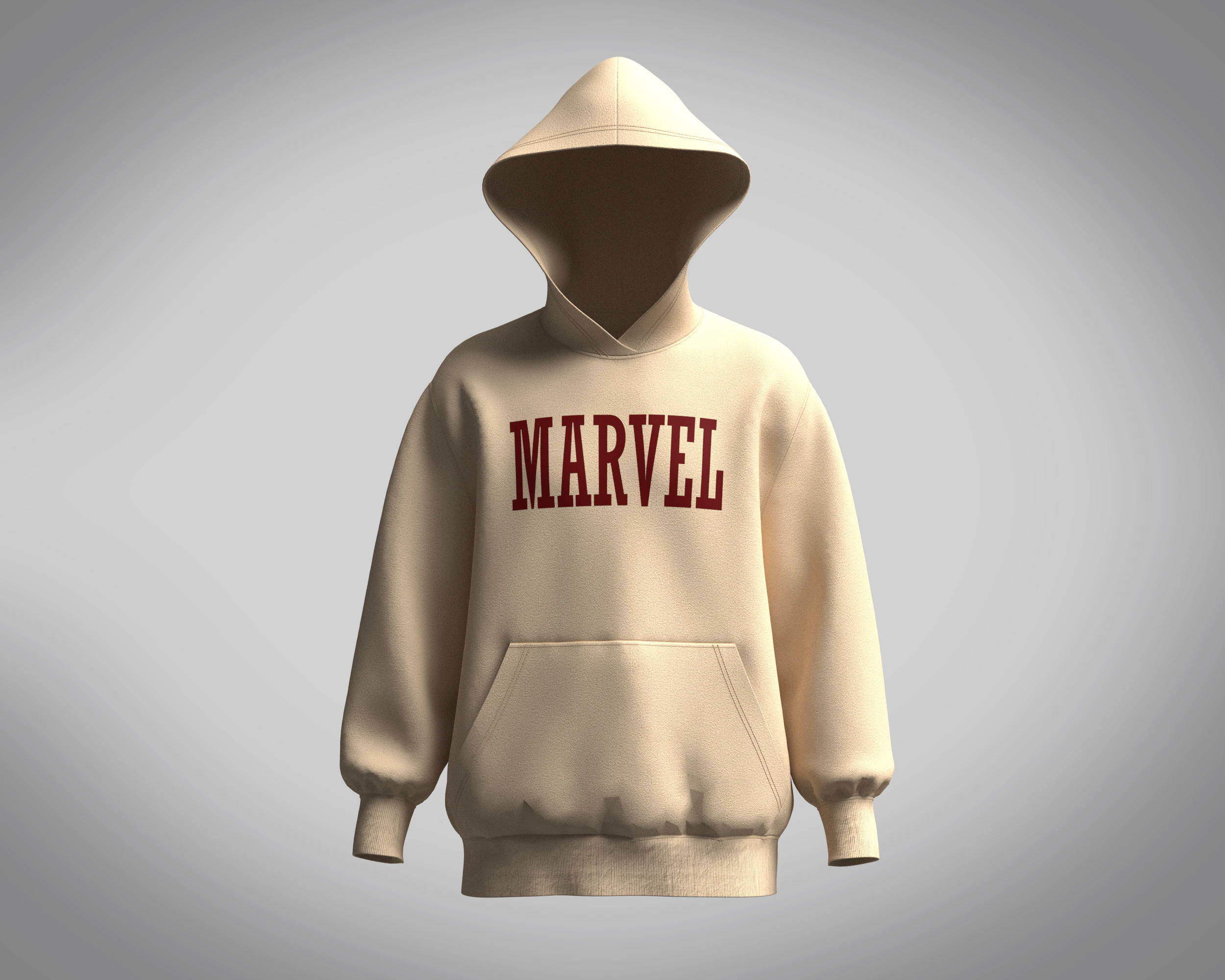 Hoodie - Marvel 3D Model .c4d .max .obj .3ds .fbx .stl .blend 