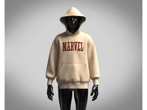 Hoodie - Marvel 3D Model