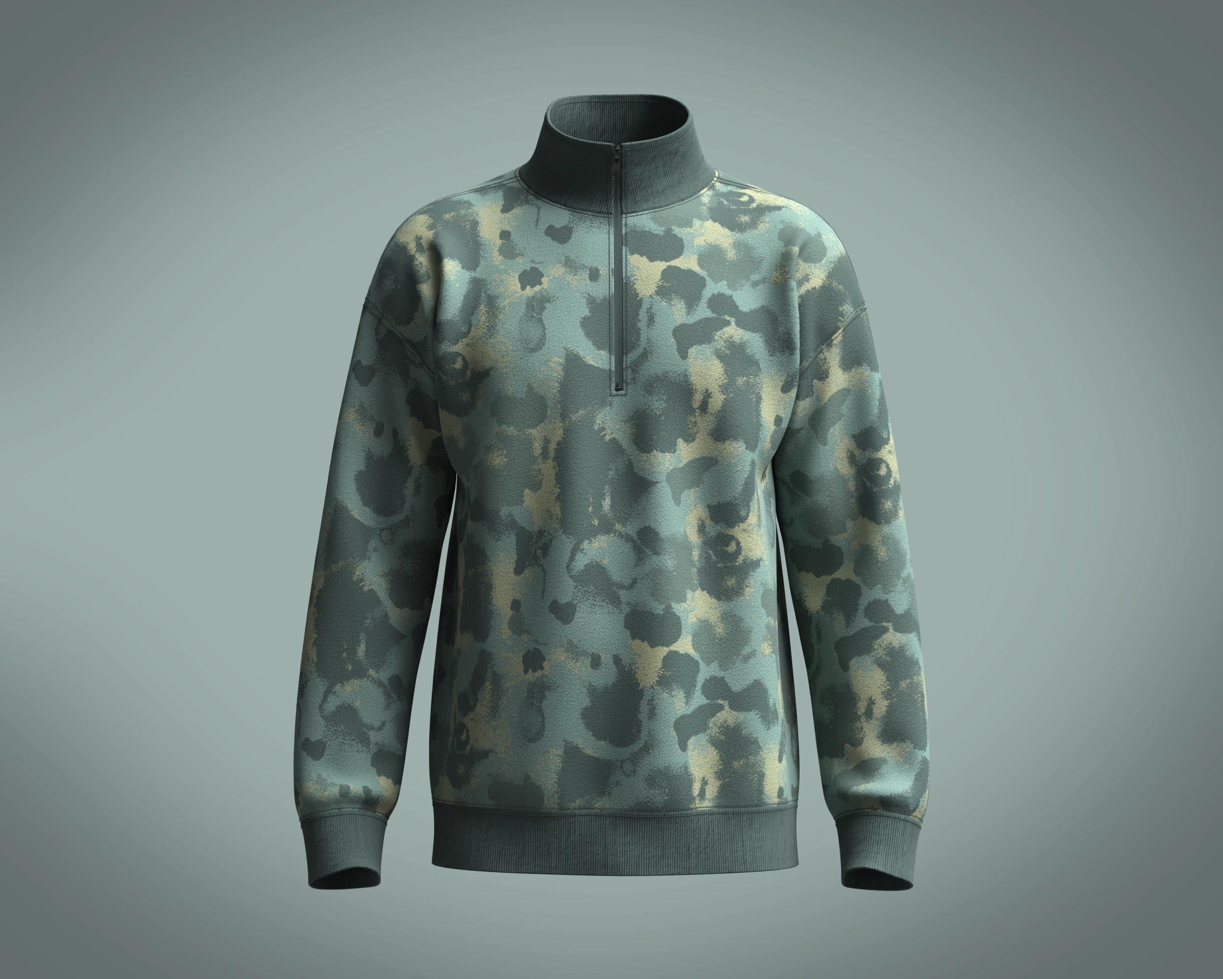 Jacket - Camo 3D Model .c4d .max .obj .3ds .fbx .stl .blend 