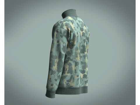 Jacket - Camo 3D Модель