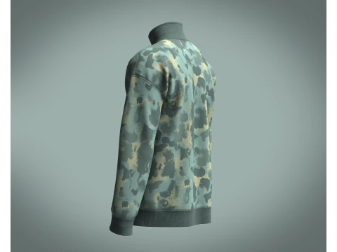 Jacket - Camo 3D Model