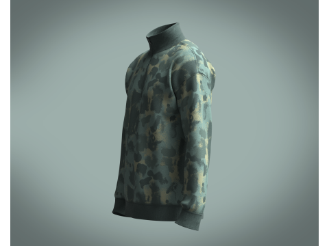 Jacket - Camo 3D Модель