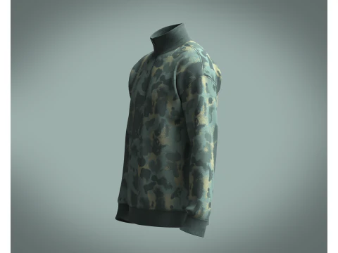 Jacket - Camo 3D Model