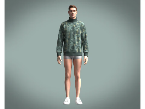 Jacket - Camo 3D Model