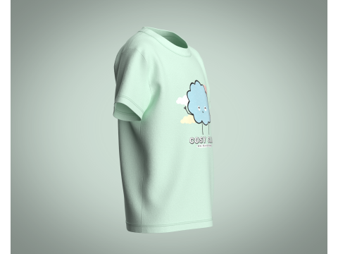 Kids T-Shirt Cosy Club 3D Модель