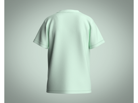 Kids T-Shirt Cosy Club 3D Модель