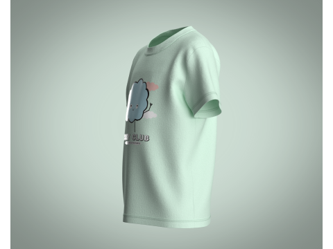 Kids T-Shirt Cosy Club 3D Модель