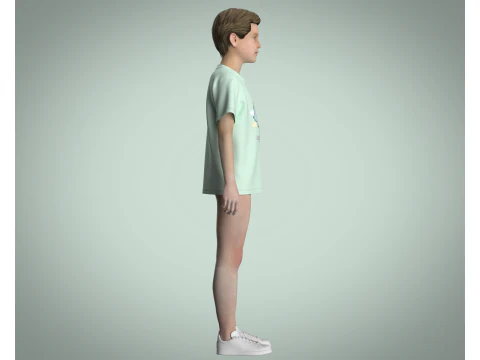 Kids T-Shirt Cosy Club 3D Model