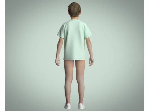 Kids T-Shirt Cosy Club 3D Model