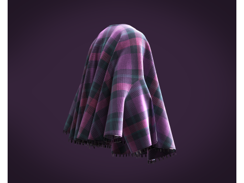Kidswear - Blanket Pancho Model 3D