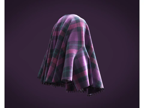 Kidswear - Blanket Pancho 3D Model