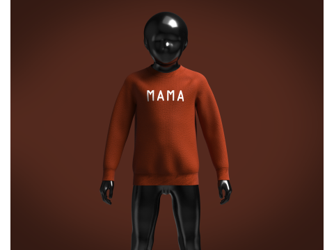 Kids - Sweatshirt Modelo 3D