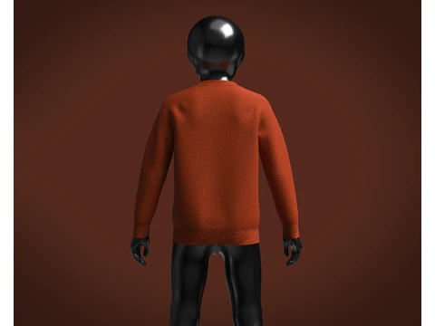 Kids - Sweatshirt 3D Model