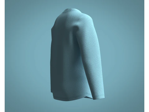 Kids - Printed Sweatshirt 3D Model