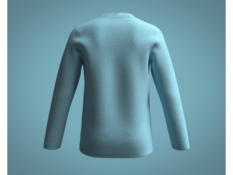 Kids - Printed Sweatshirt 3D Model