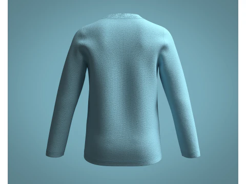 Kids - Printed Sweatshirt 3D Model
