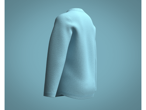 Kids - Printed Sweatshirt 3D Model