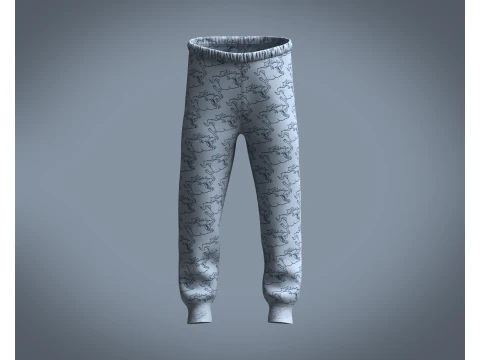 Bambini - Jogger stampato Modello 3D