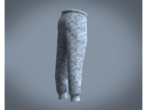 Kids - Printed Jogger 3D Model