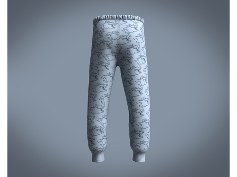 Kids - Printed Jogger 3D Model