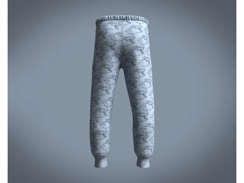 Kids - Printed Jogger 3D Model
