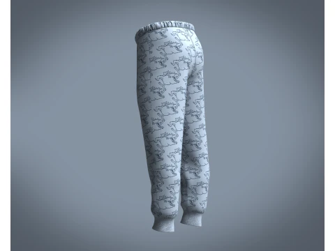 Kids - Printed Jogger 3D Model