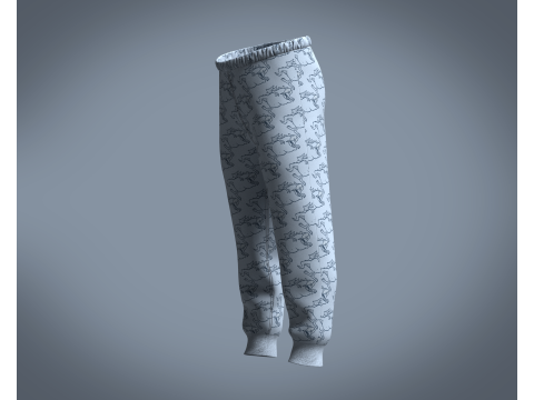 Kids - Printed Jogger 3D Model