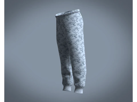Kids - Printed Jogger 3D Model