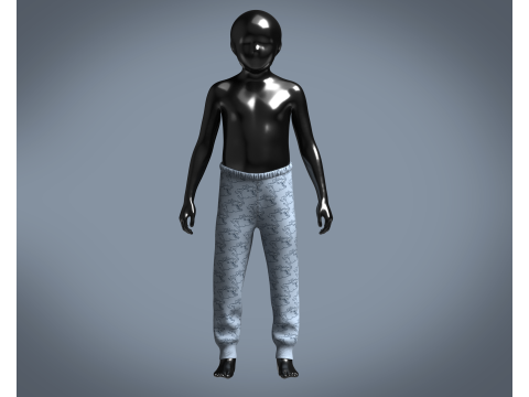 Kids - Printed Jogger 3D Model