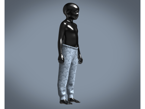 Kids - Printed Jogger 3D Model