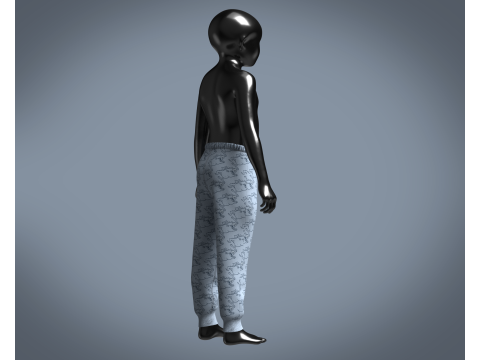 Kids - Printed Jogger 3D Model